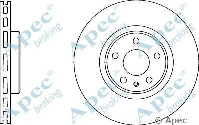 APEC BRAKING dsk3003 -  Тормозной диск
